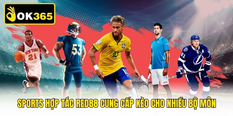 Sports hợp tác Red88 cung cấp kèo cho nhiều bộ môn